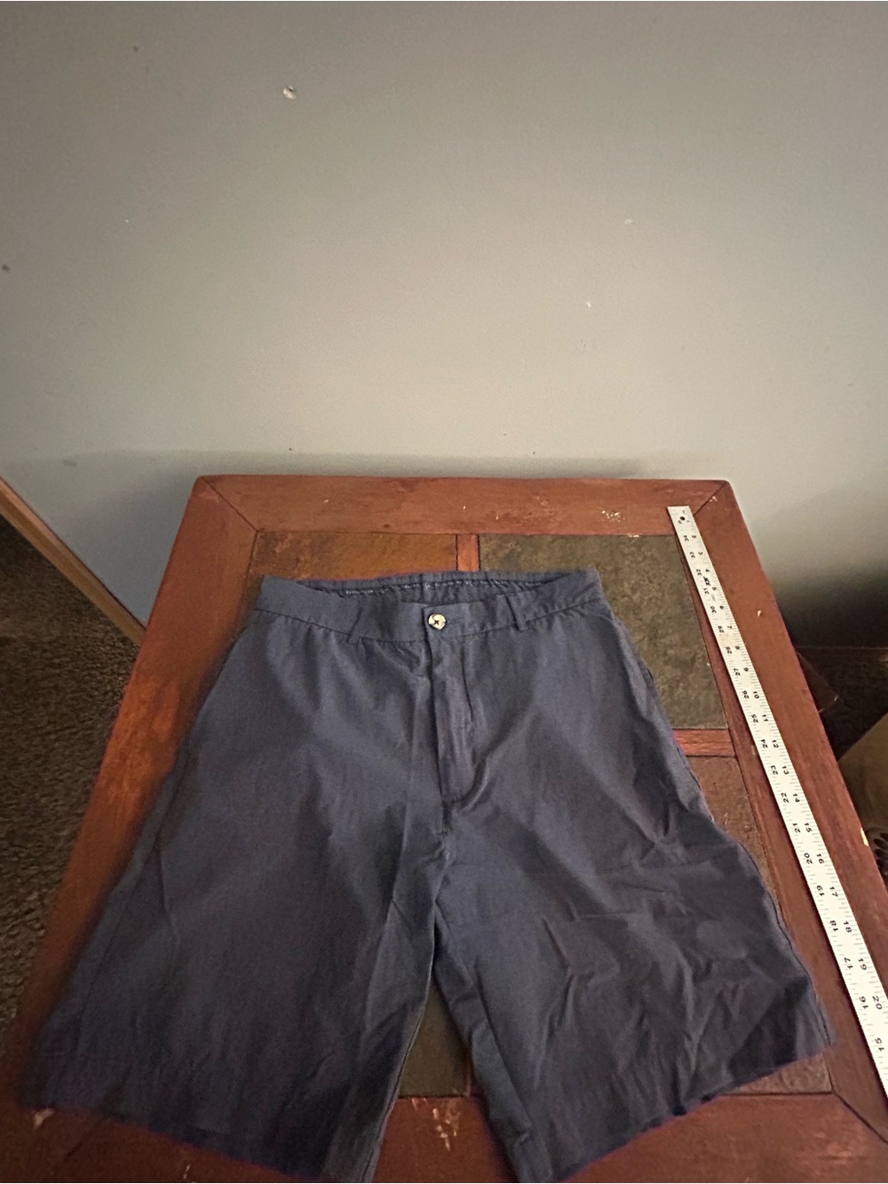 Tailorbyrd Navy Circle Skirt